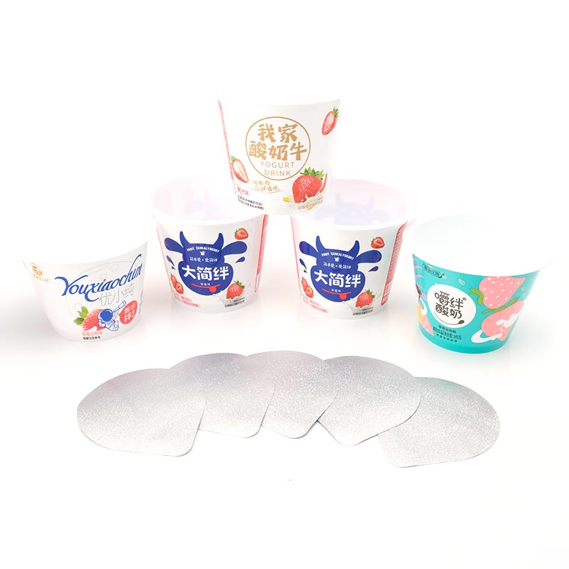 Aluminiumfolie afdichtingsfolie voor yoghurtbeker