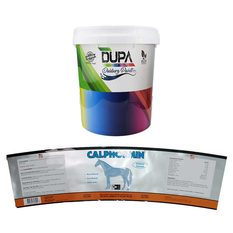 Coatingemmer spuitgieten in mallabel