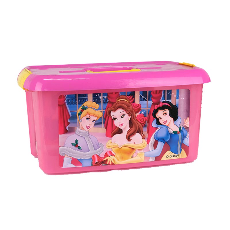 Opbergdoos met handvat, spuitgiet-in-mould-label