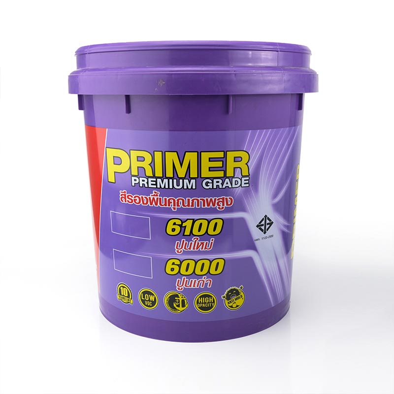 Draagbare verf Hoge kwaliteit spuitgieten in mallabel