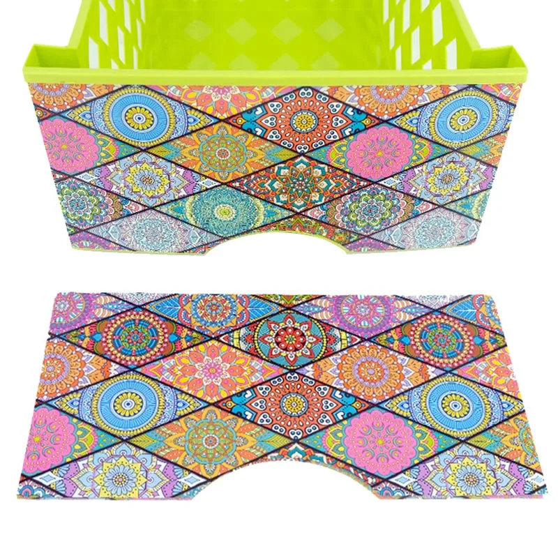 Opbergmand spuitgieten in mallabel