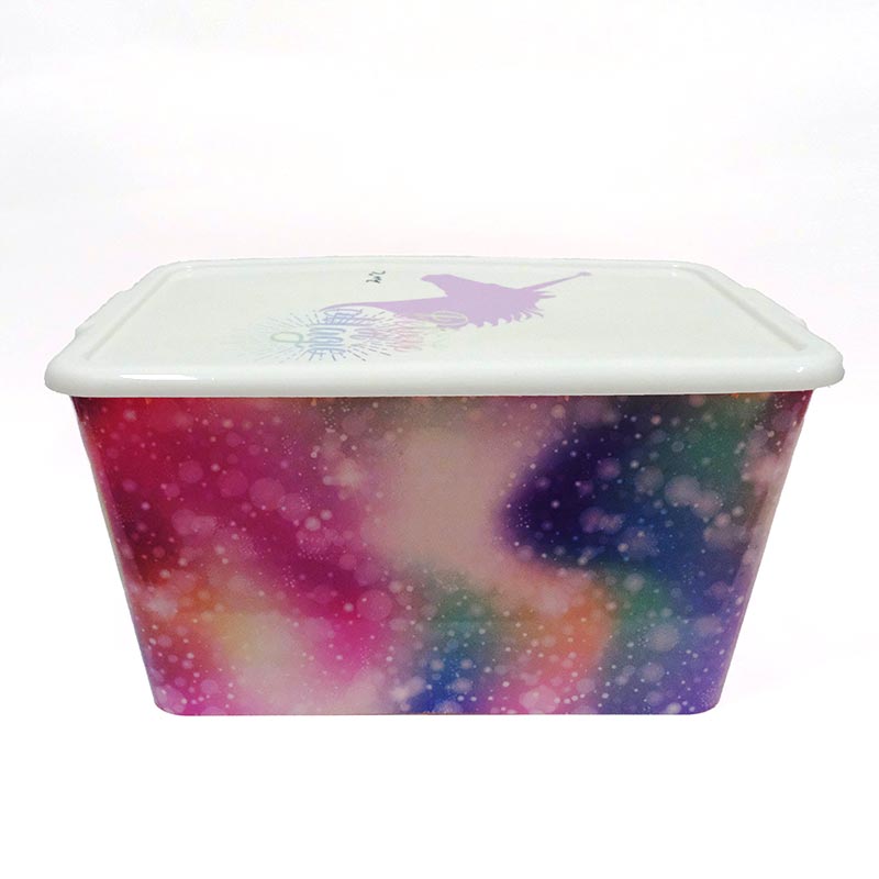 Opbergbak spuitgieten in mallabel