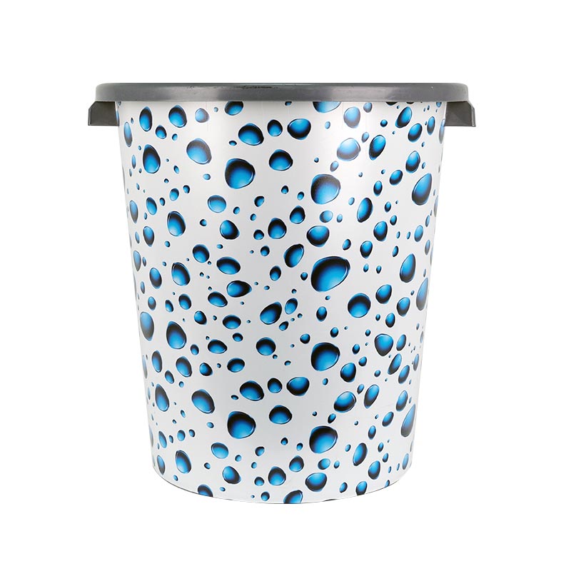 Prullenbak spuitgieten in mallabel